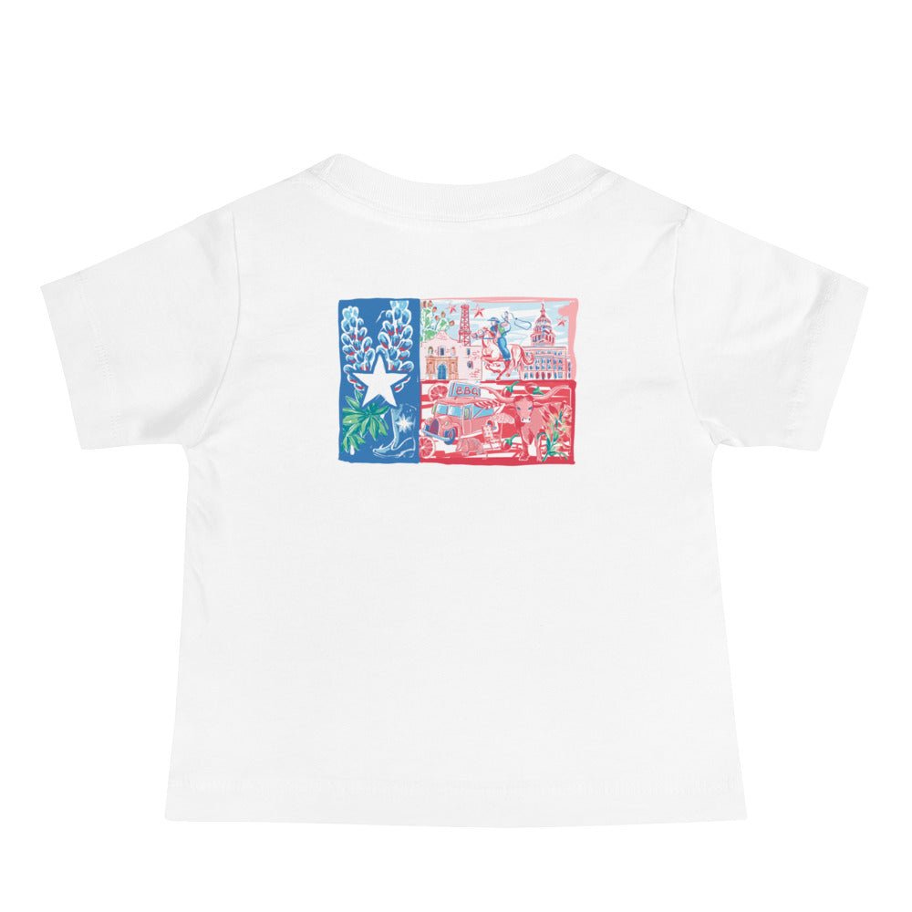 Texas Flag Unisex Baby Jersey Short Sleeve Tee