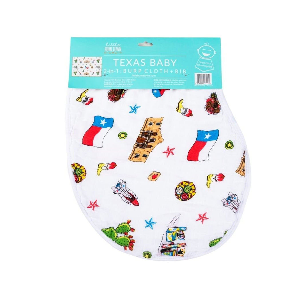 Texas Watercolor Baby Gift Bundle