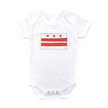 Washington D.C. Flag Baby Onesie