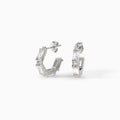 The Claire Hoop Earrings - Huggie